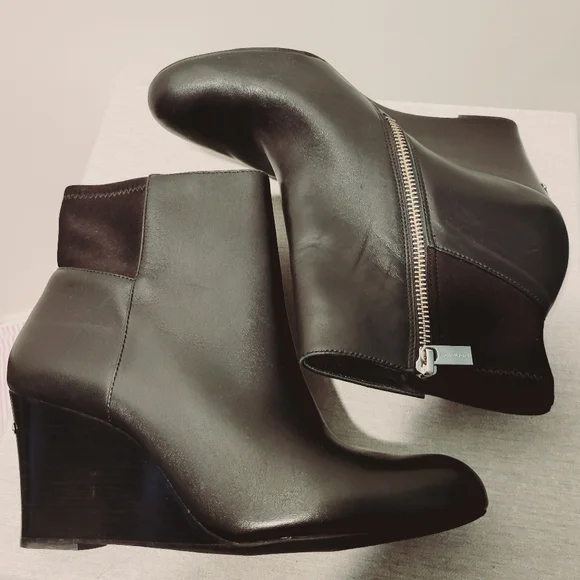 Michael Kors Wedge Ankle Booties w/ Zipper - Picture 16 of 16